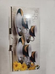 Mikasa Studio Nova Impulse Coffee Espresso Set 4 Cups & Saucers Y2262 In Box. Fixed Price $14.99.