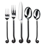 Gourmet Settings 20-PIECE Flatware Treble Clef Collection Black Silverware. Fixed Price $131.56.