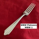 Flatware WBW-1 Dinner Fork 7 1/8" Ridges Stainless Steel. Fixed Price $8.22.