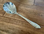 Retroneu Roseanne Casserole Serving Spoon Large 9" Shell Stainless 18/8 Flatware. Fixed Price $39.99.