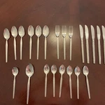 Rogers Mcm Stainless Steel 22 Replacement Pieces Of Pattern INS392 Black Accent. Fixed Price $45.00.