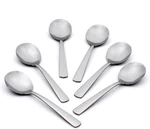 Oneida Aptitude Soup Spoons - Set Of 6 Silverware. Fixed Price $24.18.