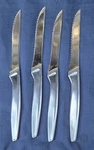 Lot Of 4 J.a. Henckels 3/8-INCH Stainless Steak Knives Germany Satin Handles. Fixed Price $30.00.