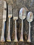 Waterford Mont Clare 18/10 Stainless Steel 5 Piece Place Set. Fixed Price $30.00.