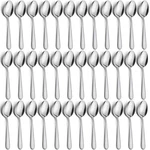 Funnydin 36-PIECE Tea Set 5.9" Stainless 36P Spoons, Silver. Fixed Price $31.18.