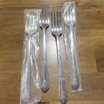 International Grape Stainless Steel Fork Silver-tone Glossy 7.5. Fixed Price $15.99.