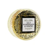 Voluspa Macaron Candle - Gilt Pomander & Hinoki 51G/1.8OZ. Fixed Price $24.49.
