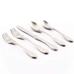 Knork Matte 20-PIECE Flatware Set, Silver. Fixed Price $88.90.