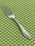 Oneida Arbor American Harmony Stainless Dinner Fork Beaded Usa Flatware - 7 3/8". Fixed Price $9.25.