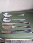 Tools Of The Trade TOT5 Stainless Flatware Table Spoons Dinner Knives. Fixed Price $19.95.