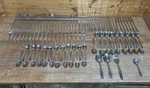 109 Piece Madison By Cambridge Stainless Steel 11/20 Satin Plain Flatware Set. Fixed Price $115.99.