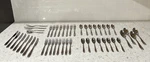 Oneida Inspire Stainless Flatware -service For 8 & Serving Pieces-beach Waves. Fixed Price $150.00.