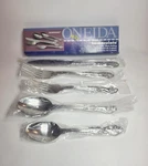 Oneida Secretariat 5 Piece Flatware Full Set Immaculate 18/10 Stainless Steel. Fixed Price $19.95.