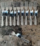 40 New Mainstays Dinner Forks 18/0 Stainless Steel Flatware Silverware. Fixed Price $14.99.
