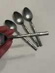 Read And Barton Rebacraft Stainless Regal Bamboo Teaspoons Set Of Four. Fixed Price $15.99.