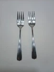 (2) Oneida Stainless Flatware Gala Impulse Artesia Salad Forks 6.25" Usa 1997. Fixed Price $9.99.