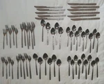 Oneida Northland OHS70 Brutalist 9 Place Settings 61 Pieces Unique Mid Century. Fixed Price $109.99.