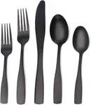 Dishwasher Safe 20-PIECE Matte Black Tableware Set Stylish & Stain Resistant. Fixed Price $40.84.