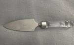 Waterford Crystal Wedding Cake Pie Server 12" Serrated Steel Blade. Fixed Price $79.00.