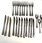 Sysco Winchester Stainless Steel Flatware 27 Piece Spoons Forks Knifes. Fixed Price $34.99.
