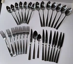 Oster Stonington 31 Piece Stainless Steel Flatware 7 Place Setting Extra. Fixed Price $49.99.