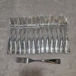 Sant' Andrea By Oneida Fulcrum Stainless Steel 8.5" Heavy Forks Set Of 14. Fixed Price $29.99.