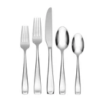 Oneida Silverware Set For 12, Moda 65PIECE Fine Flatware With Serving Ute.... Fixed Price $298.62.