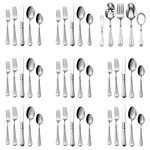 Mikasa French Countryside 18/10 Stainless 45PC. Flatware Set (service For Eight). Fixed Price $179.99.