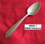 Flatware WBW-1 Soup Spoon 7" Ridges Stainless Steel. Fixed Price $7.51.