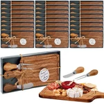 Cheese Board Set 24 Piece Wooden Square Acacia Bridal Baby Shower Gift Ziliny. Fixed Price $179.99.