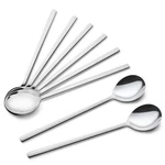 Iqcwood Spoons, Pieces Korean Spoon, 8.5 X 1.61 0.15 Inches, Silver. Fixed Price $15.89.