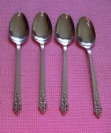 Insilco Mark Iii 4PC Soup Spoons Stainless INS129 International Danish Modern. Fixed Price $19.99.