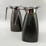 One Service Ideas Black Sheen Stainless Steel Insulated 1.0 Liter Coffee Carafe. Fixed Price $27.50.