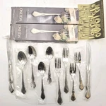 Oneida "morning Blossom" Two Five Piece Sets New Box/wrapped Plastic (10). Fixed Price $150.00.