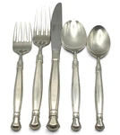 Oneida Cube Act 5-PC Place Setting Stainless Flatware (4 Available) Glossy. Fixed Price $122.00.