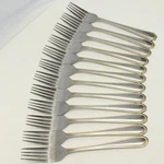 Hampton HSV165 Dinner Forks Glossy Gold Accents Stainless Lot Of 12. Fixed Price $29.99.