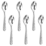 Keawell Premium Louise Hammered Demitasse Espresso Spoons: 6-PIECE Set, 4.7-I.... Fixed Price $21.45.
