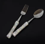 Bestbling Rhinestone Crystal Dazzling Culinary Utensils Large, Silver. Fixed Price $24.54.