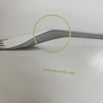 Knork 20 Piece Matte Silver Flatware Set Elegant Ergonomic Stainless Steel/i. Fixed Price $57.84.