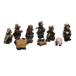 Kurt Adler Resin Nativity Bear, 4-INCH, Set Of 9. Fixed Price $53.61.