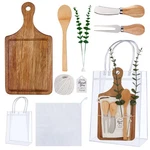Christmas Baby Bridal Shower Game Prize: Acacia Cheese Board W/spoon, Fork, Spre. Fixed Price $39.99.