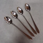 Interpur INR5 Iced Tea Spoons 4 Stainless Steel 7 3/8" Beaded Edge. Fixed Price $18.95.