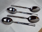 Hampton Signature Bamboo 4 Piece Flatware Soup Or Tablespoon. Fixed Price $11.00.