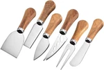 Linwnil Cheese Knives For Charcuterie Board Accessories 1", WOOD-6SET. Fixed Price $15.44.