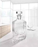 Hotel Collection Fluted 9.25" Whiskey Decanter. Fixed Price $32.54.