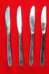 4X Dinner Table Knives Englishtown ENS2 Stainless Glossy Flatware 8 1/4" Knife. Fixed Price $28.00.