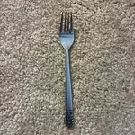 1PC Regis SRE1 Stainless Flatware Dinner Forks 7 1/4" Hong Kong Leaves & Rose. Fixed Price $17.75.