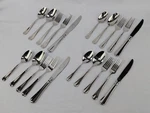 Mikasa French Countryside 18/10 Stainless Steel Flatware Set 20 Piece Service 4. Fixed Price $28.46.