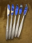 Northland Stainless Japan Oneida (5) Dinner Knives. Fixed Price $39.75.