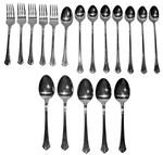 Excel EXF5 Korea Stainless Steel Flatware 18 Piece Lot Spoons Forks. Fixed Price $9.60.